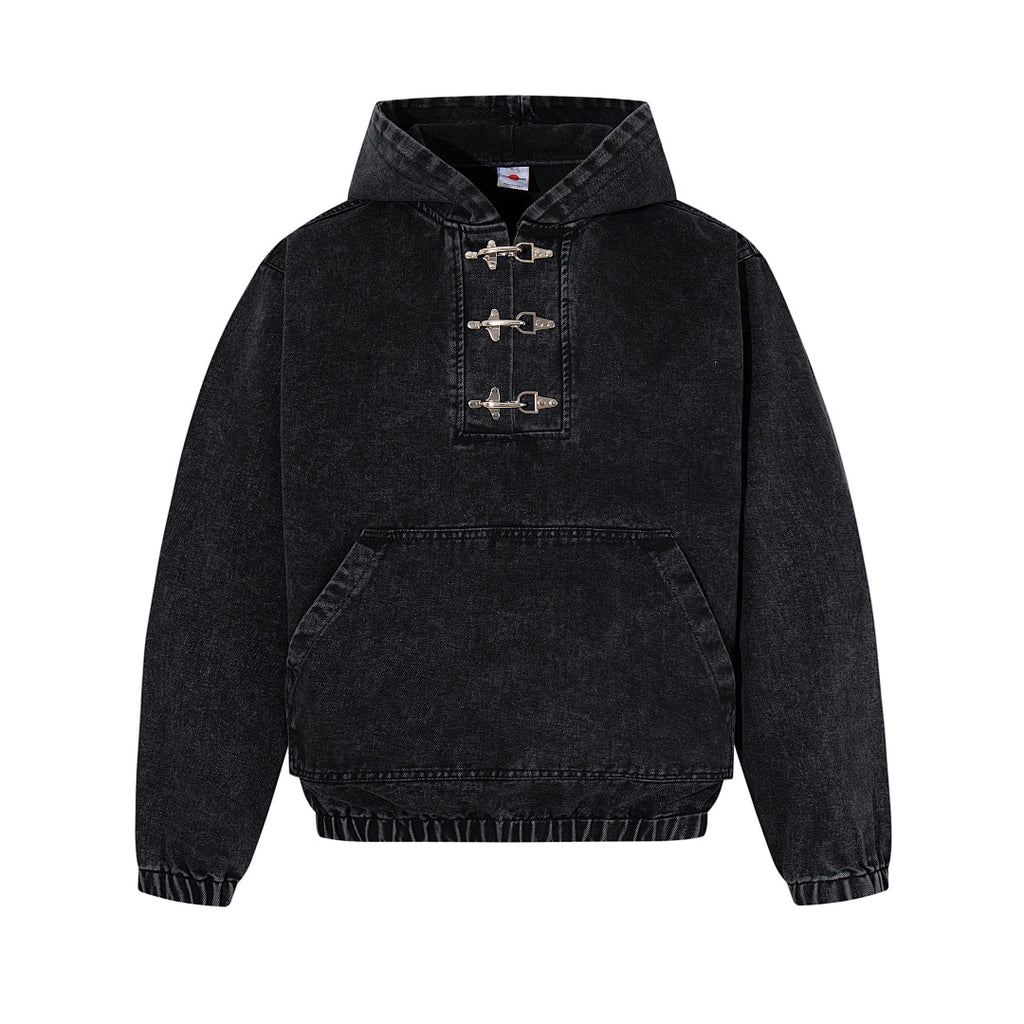 Denim Sweatshirt      Black