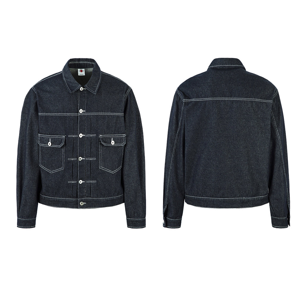 Raw Denim Jacket – Blue