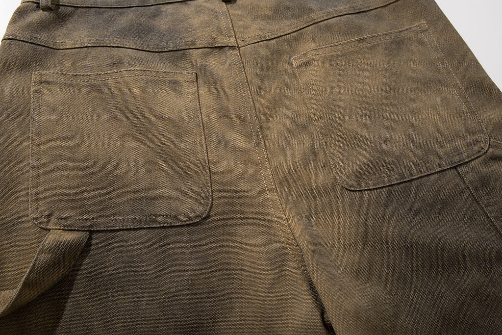 Logging capri pants, khaki