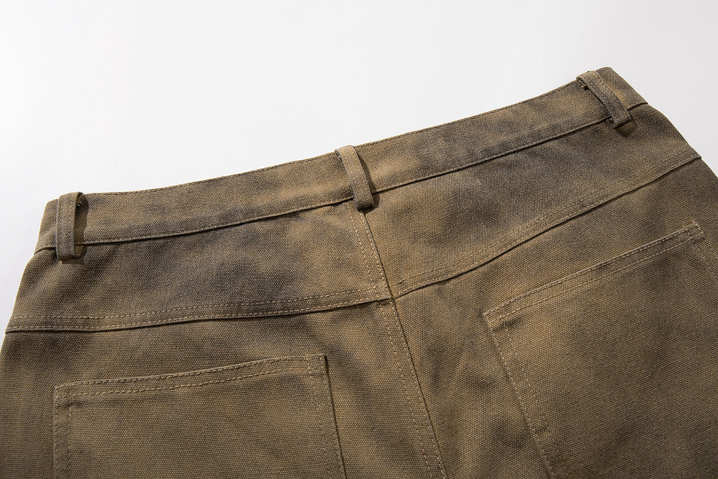Logging capri pants, khaki