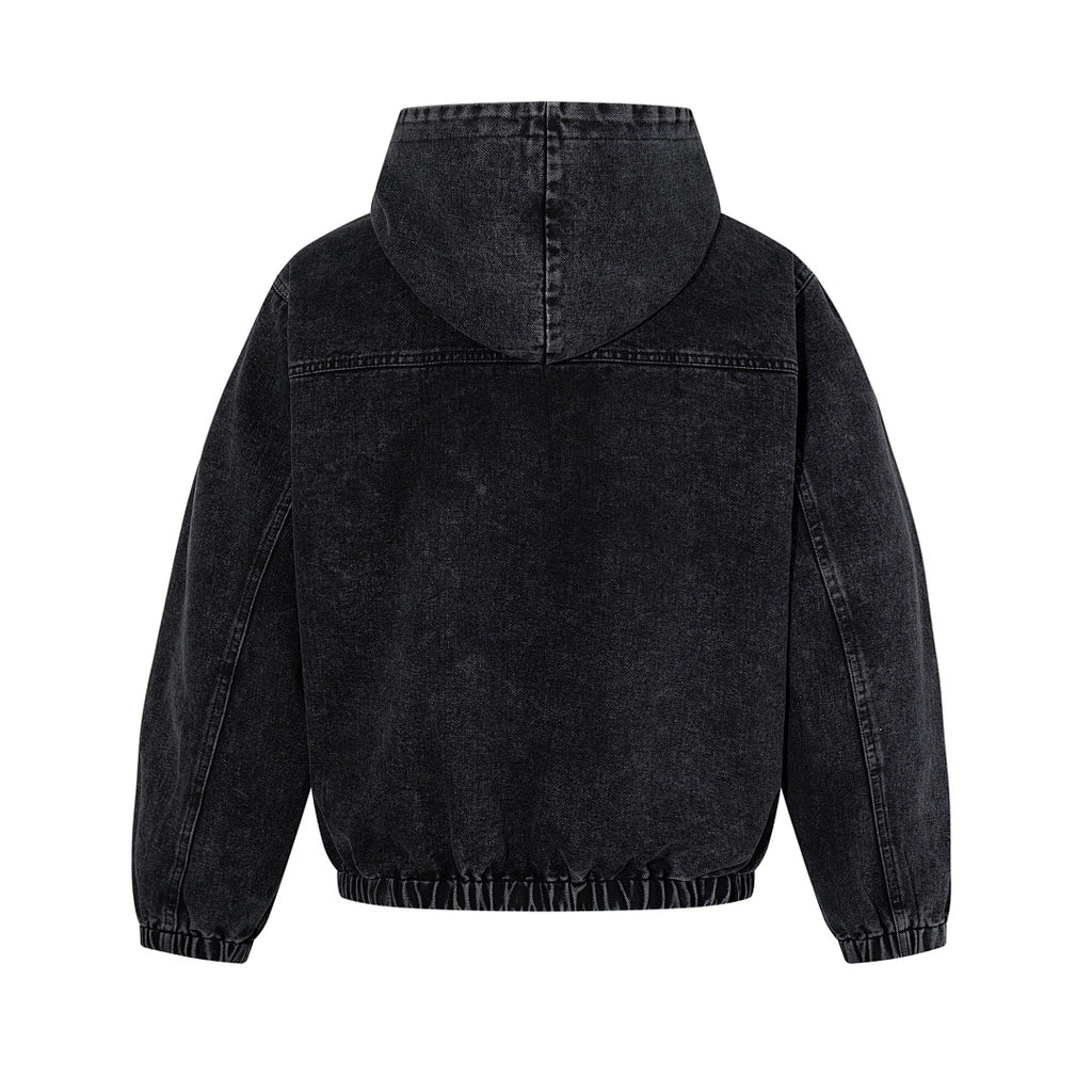 Denim Sweatshirt      Black