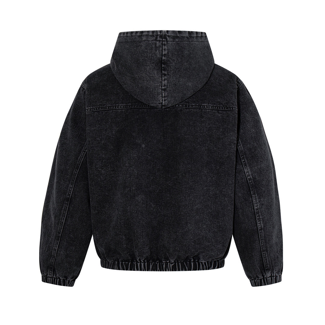 Denim Sweatshirt      Black