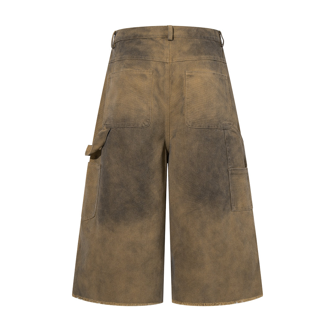 Logging capri pants, khaki