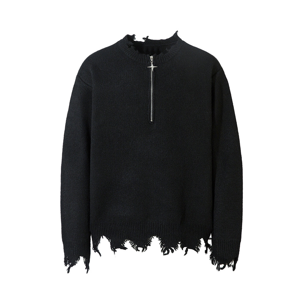 Knitted Sweater Black, Gray