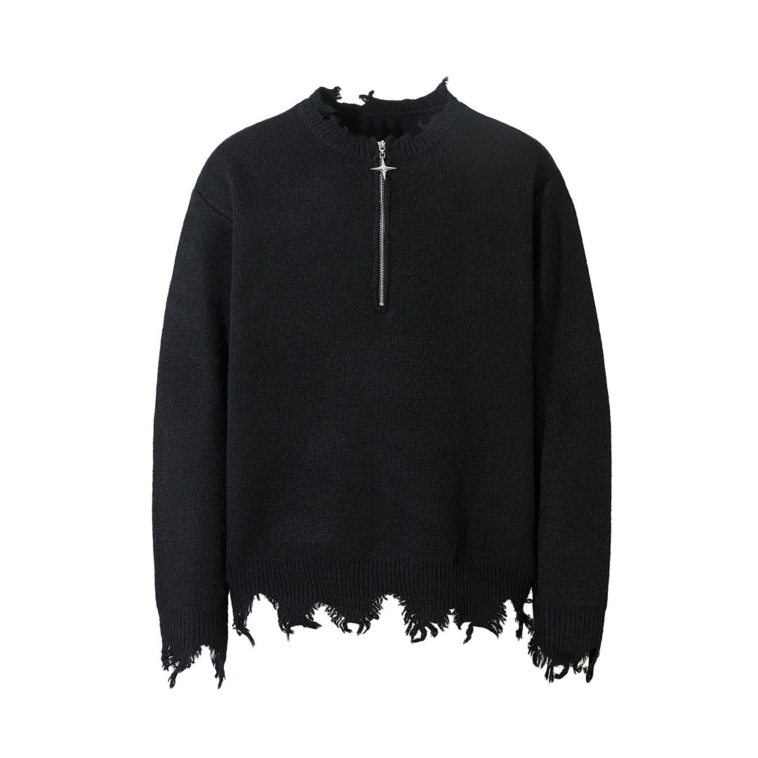 Knitted Sweater Black, Gray