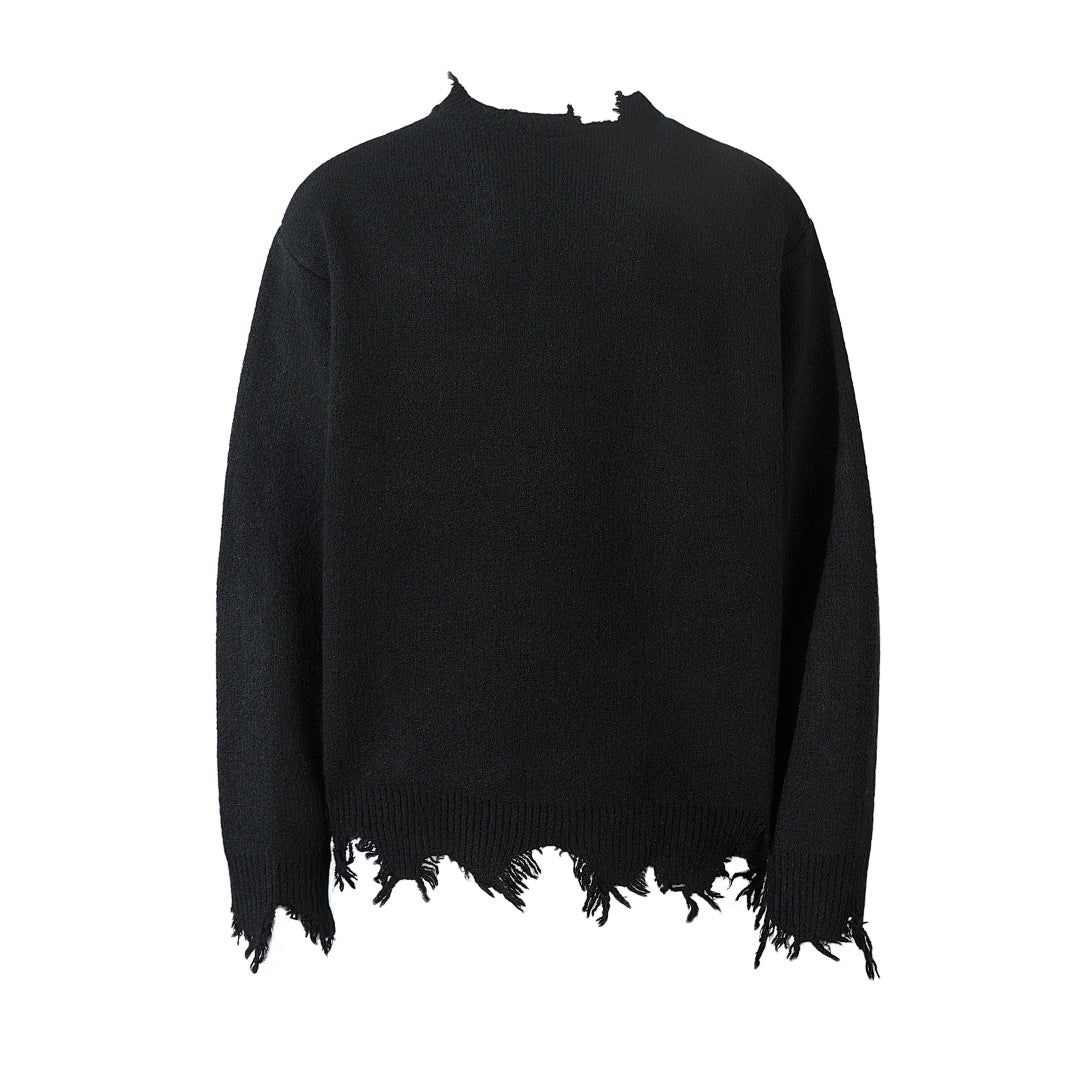 Knitted Sweater Black, Gray