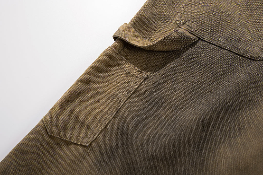 Logging capri pants, khaki