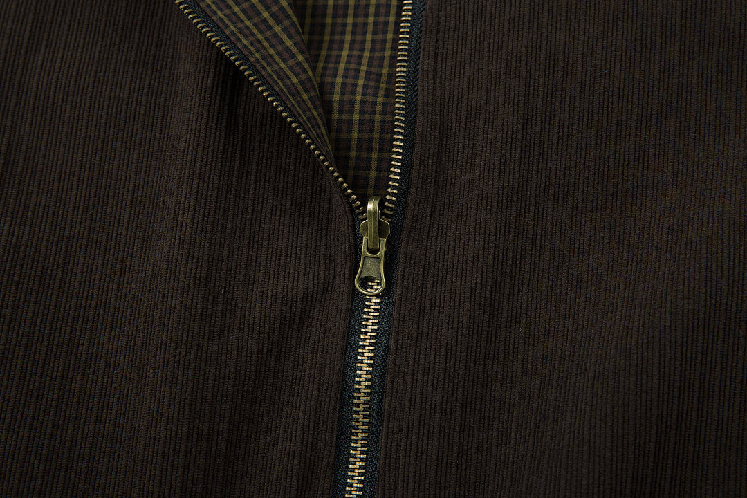 Reversible jacket – brown