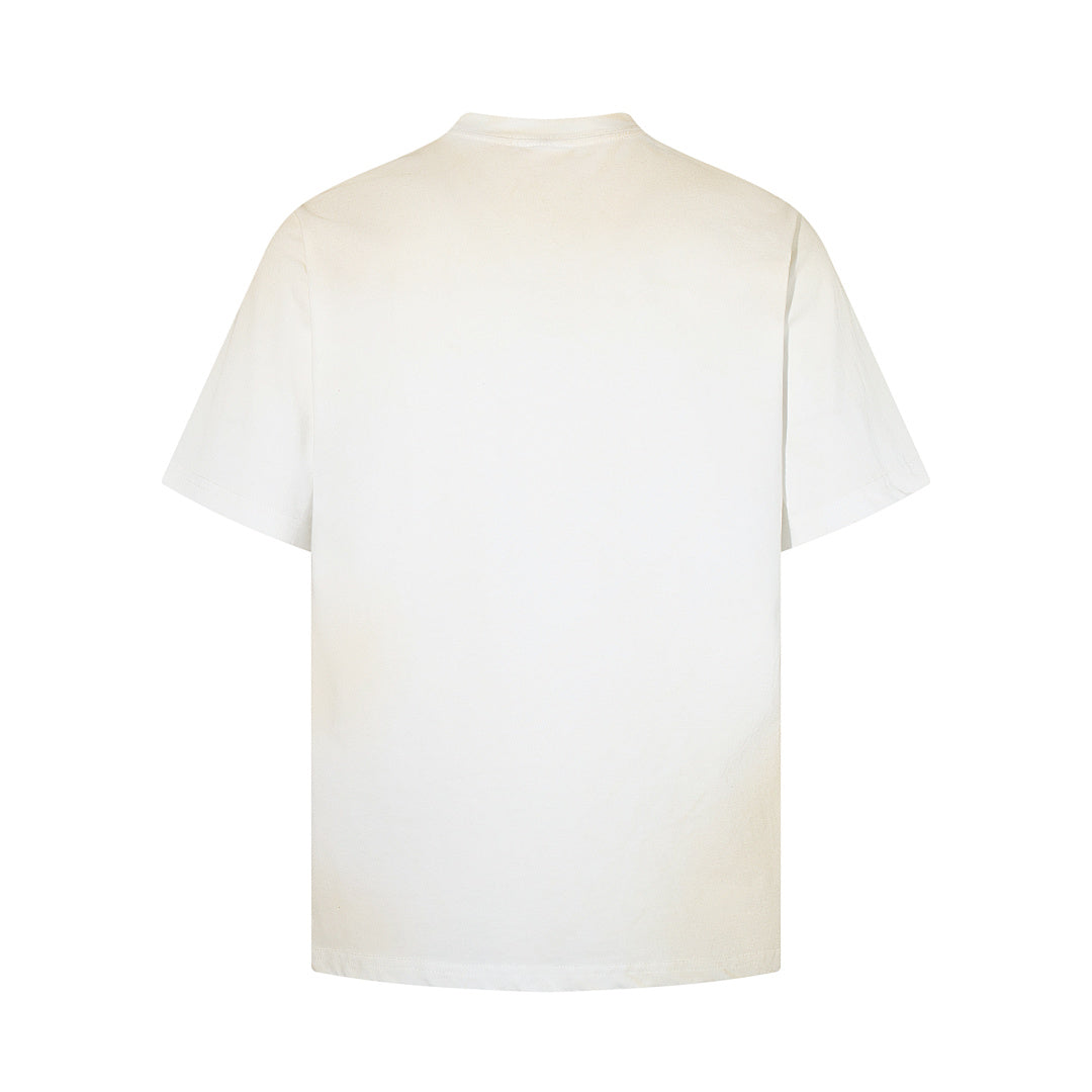 Washed Short-Sleeve T-Shirt – White