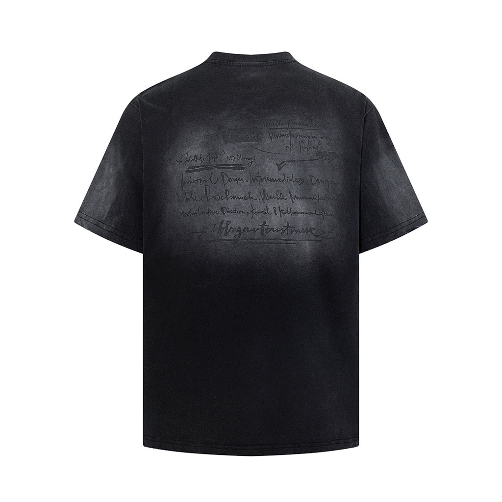 Washed Short-Sleeve T-Shirt – Black
