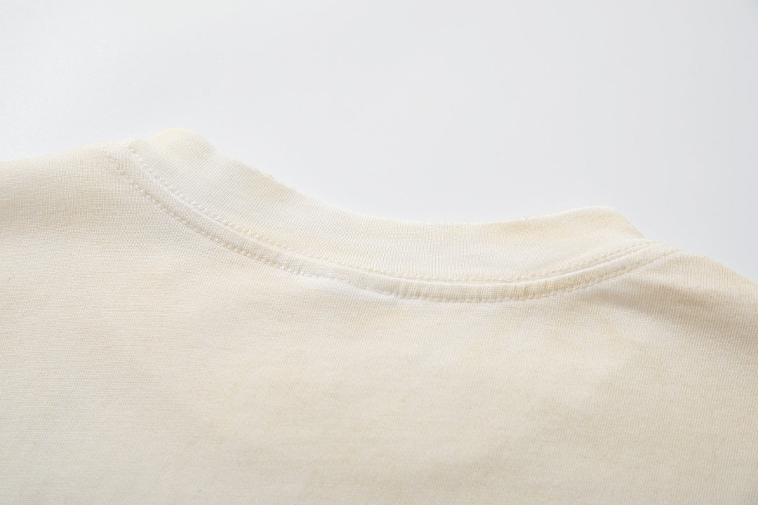 Washed Short-Sleeve T-Shirt – White