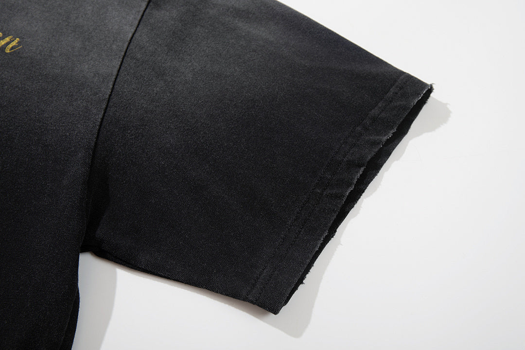 Washed Short-Sleeve T-Shirt – Black
