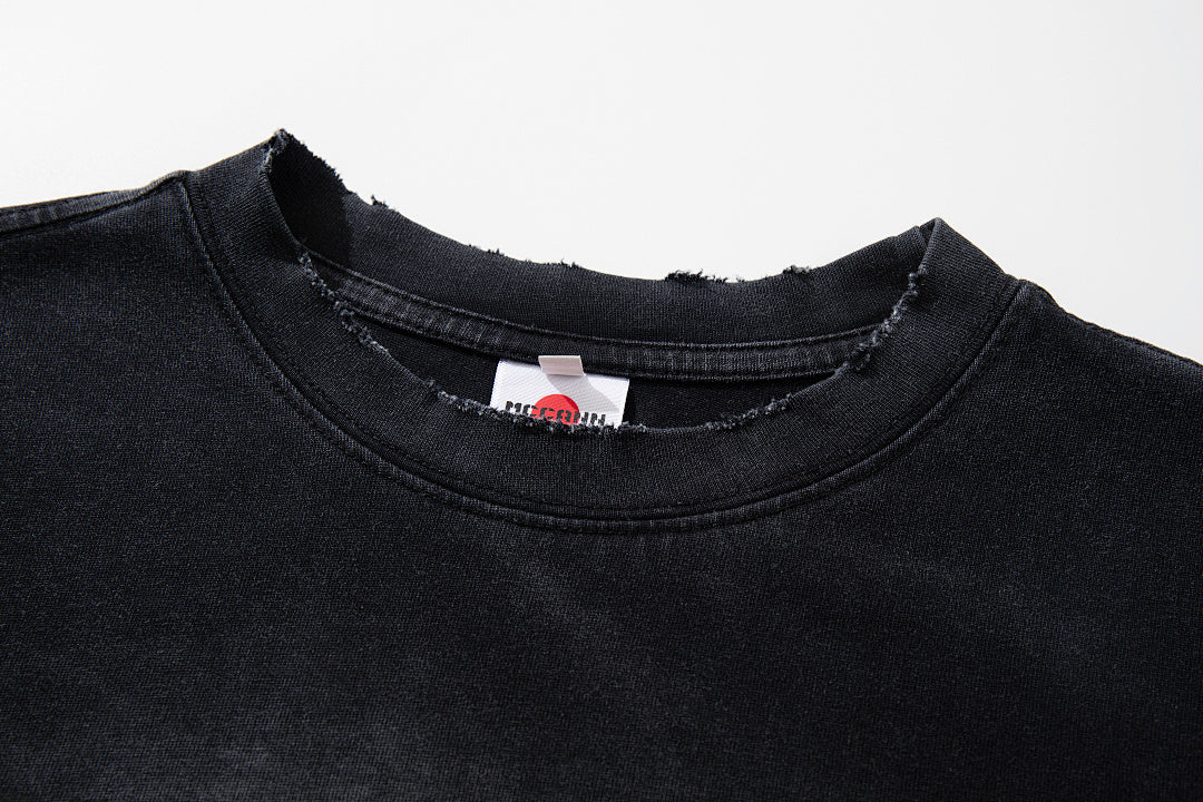 Washed Short-Sleeve T-Shirt – Black