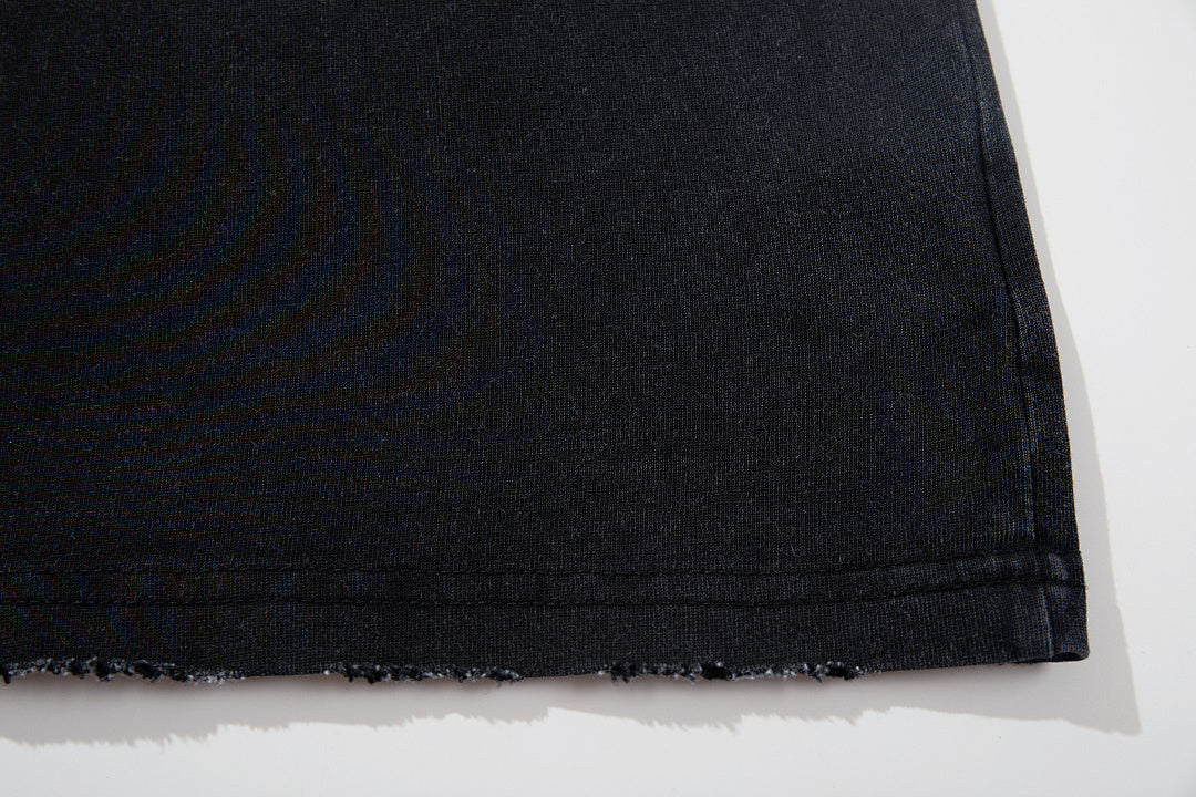 Washed Short-Sleeve T-Shirt – Black