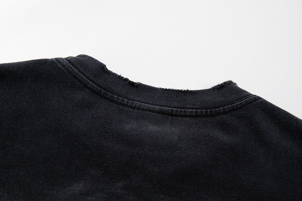 Washed Short-Sleeve T-Shirt – Black