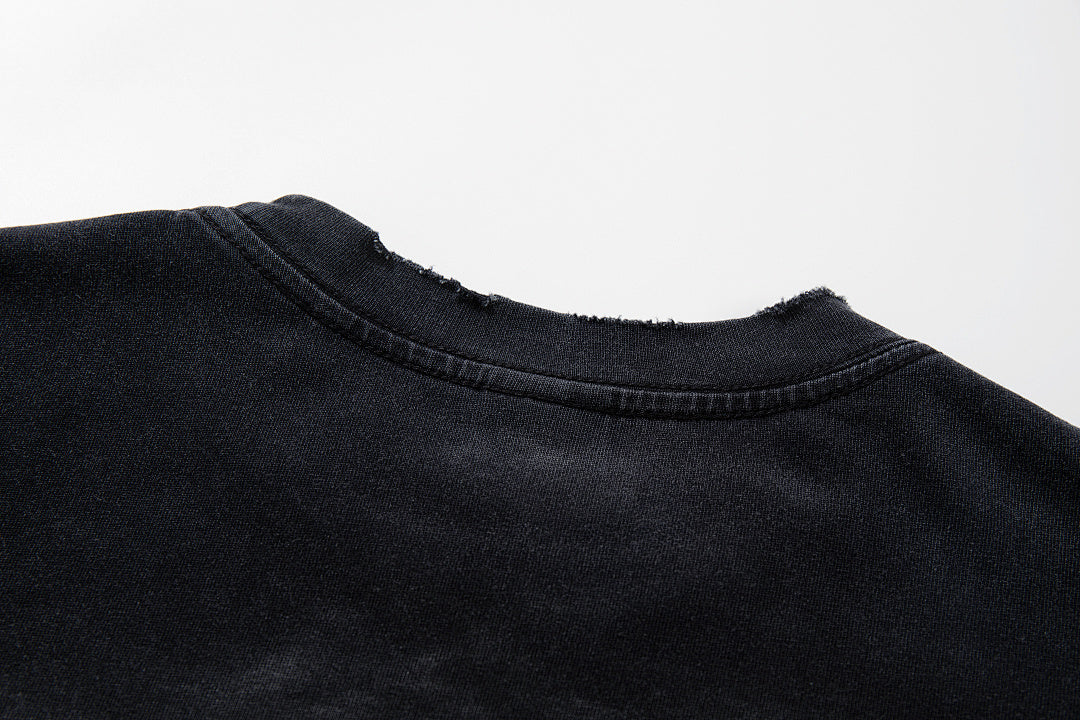 Washed Short-Sleeve T-Shirt – Black