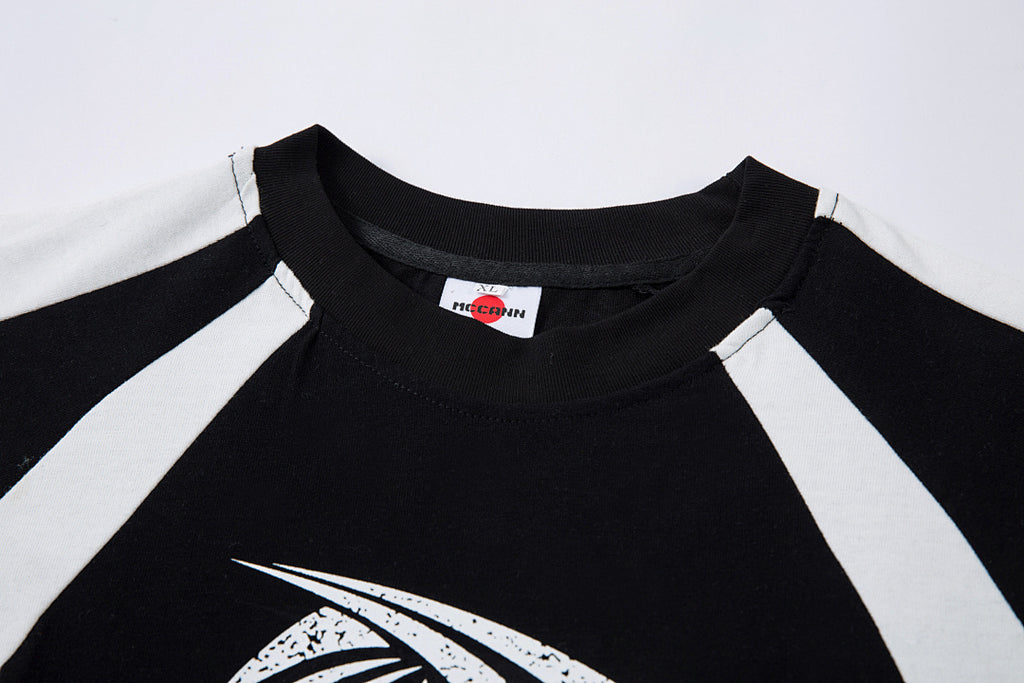 Washed short-sleeve T-shirt