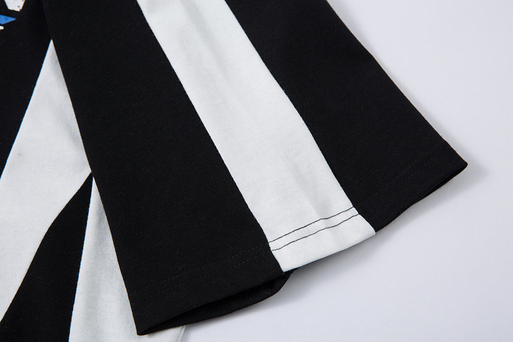 Washed short-sleeve T-shirt