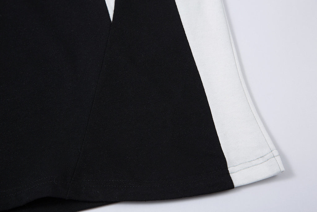 Washed short-sleeve T-shirt