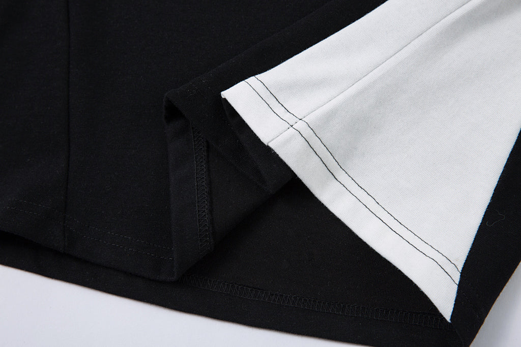 Washed short-sleeve T-shirt