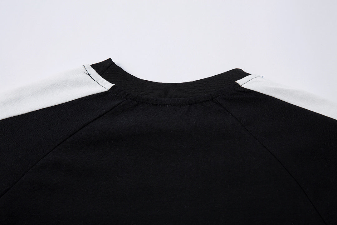 Washed short-sleeve T-shirt