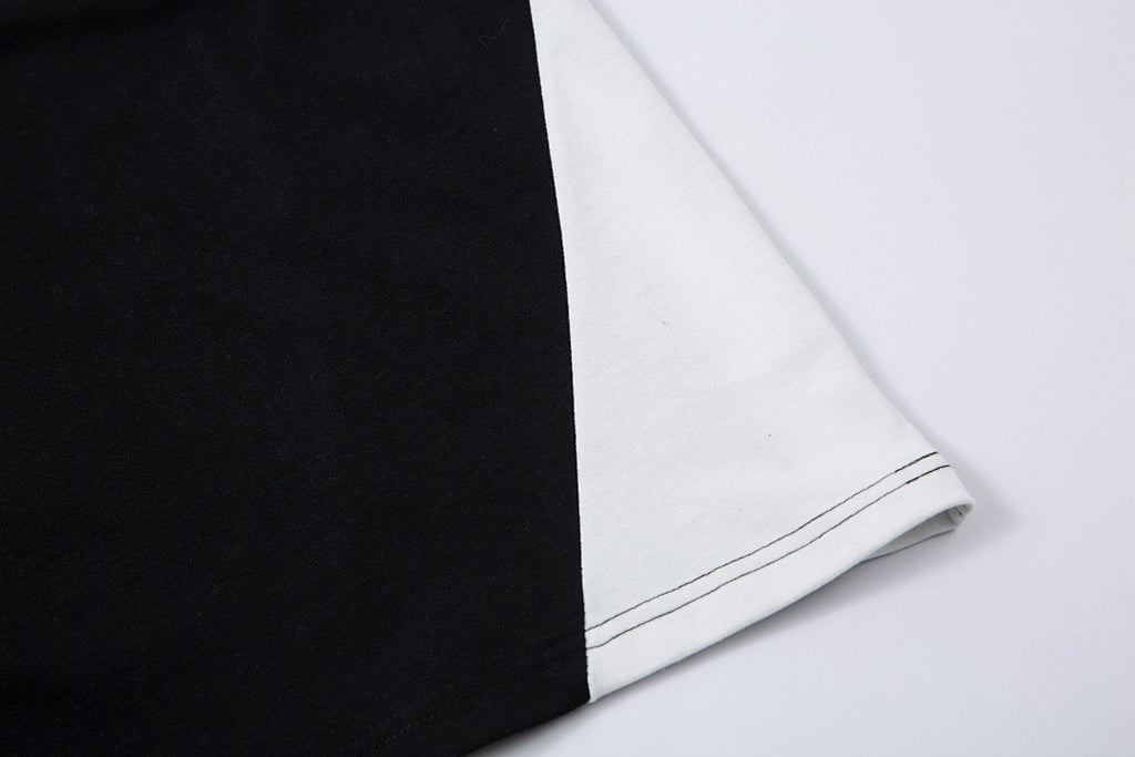 Washed short-sleeve T-shirt