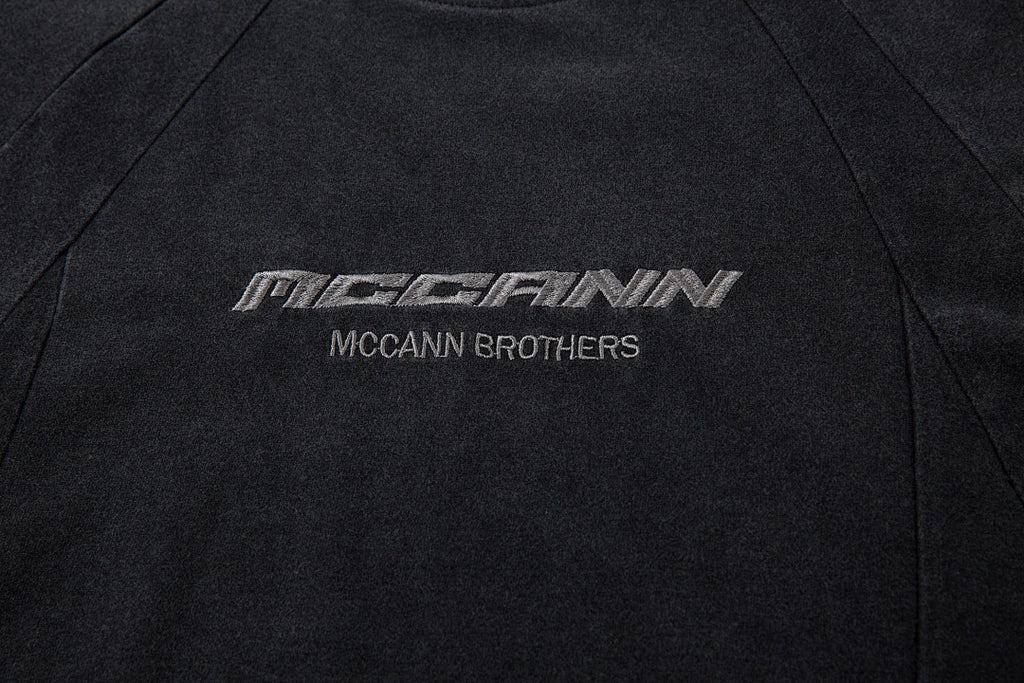 Washed short-sleeve T-shirt