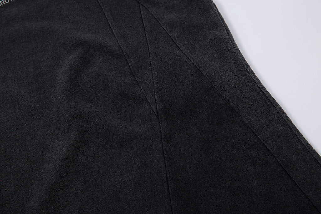 Washed short-sleeve T-shirt