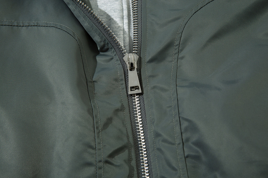 Faux-layered cotton-padded jacket