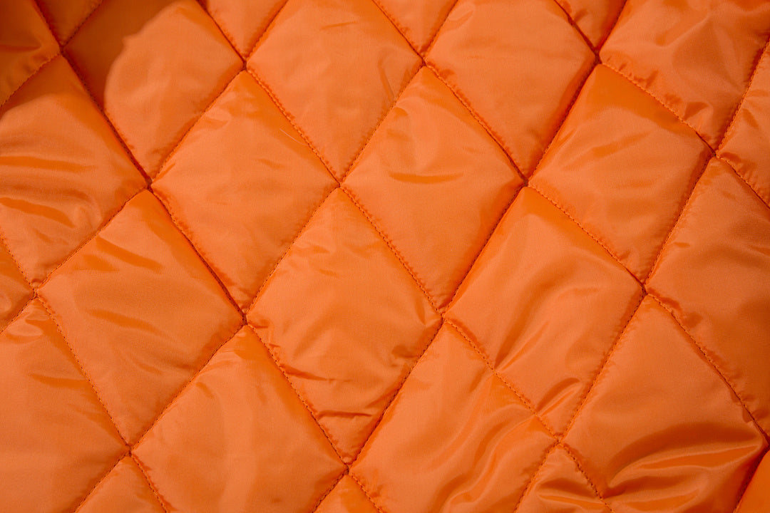 Faux-layered cotton-padded jacket