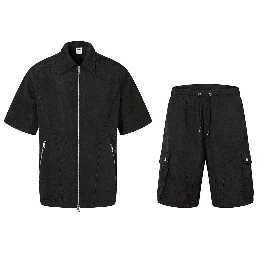 Paneled Shorts