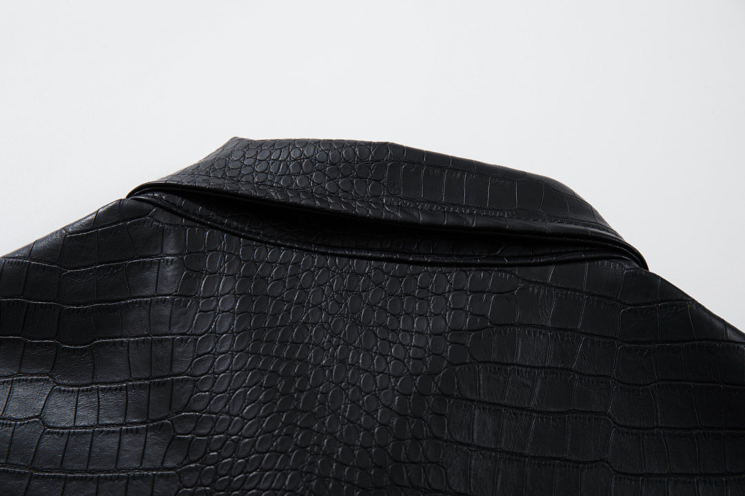Raw Denim Jacket – Black