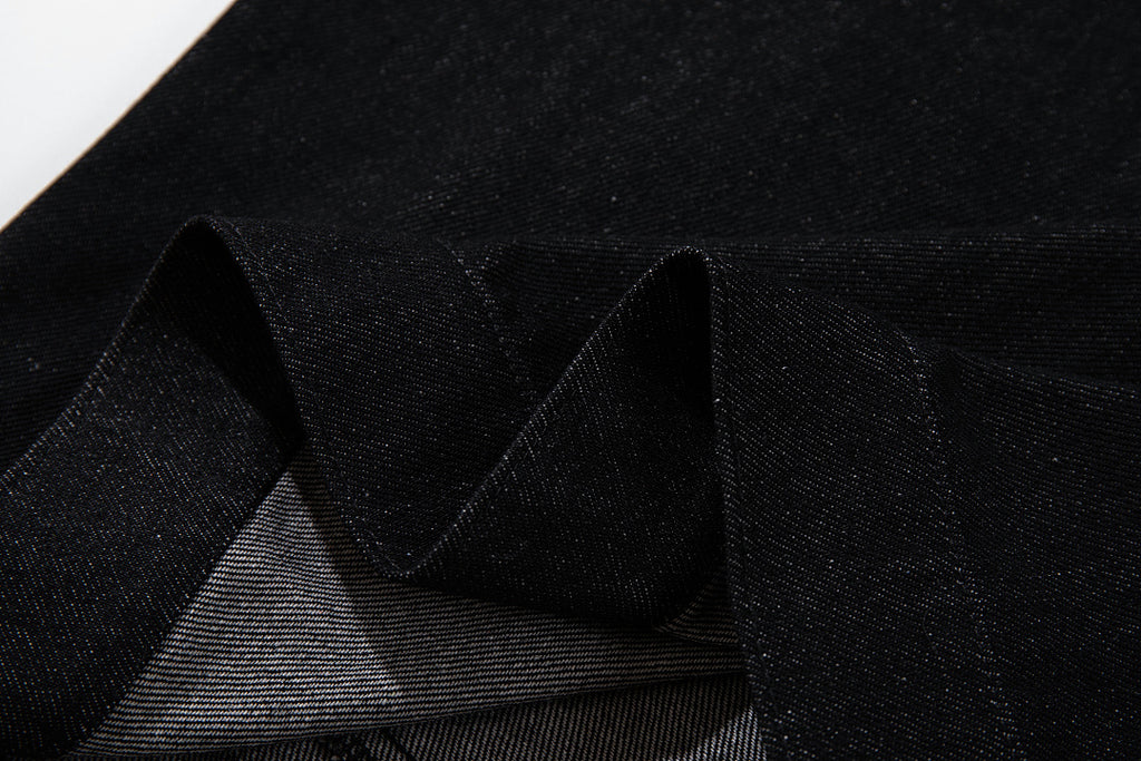 Raw Denim Jacket – Black