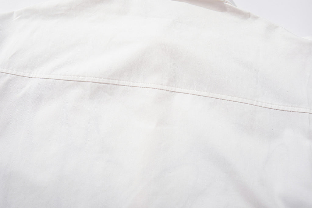Faux-layered shirt – White