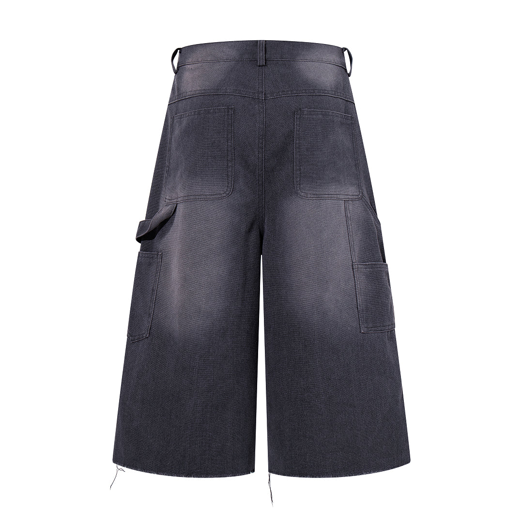 Logging capri pants, black