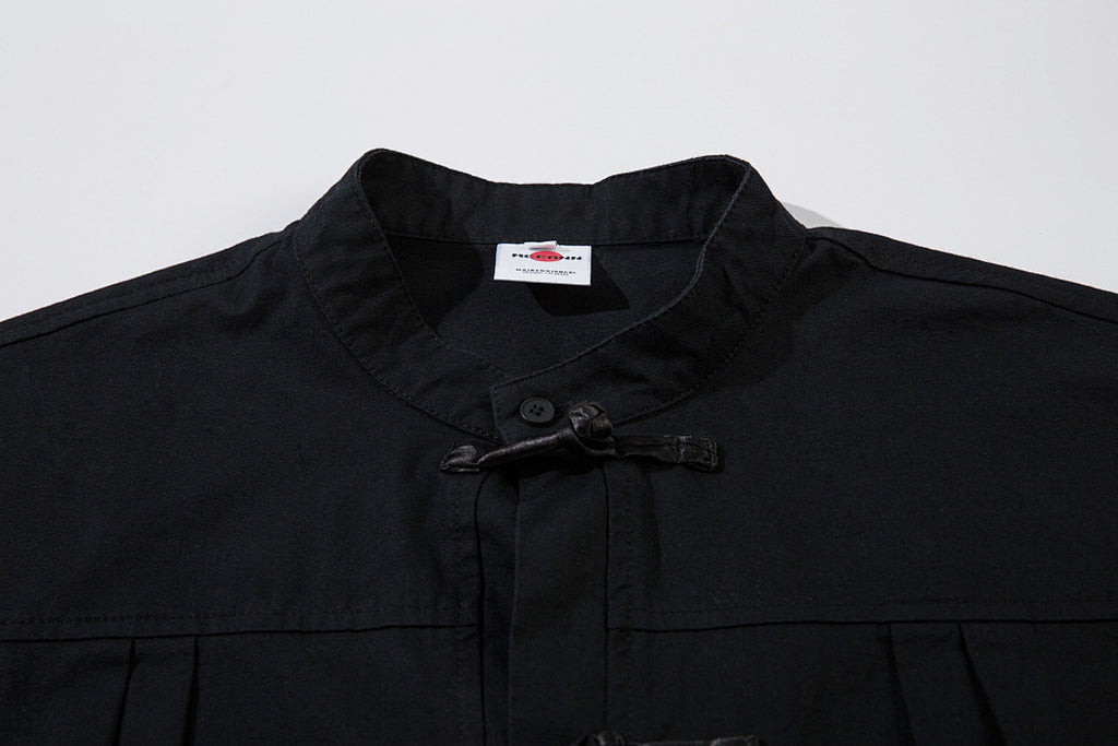 Traditional-style shirt — Black