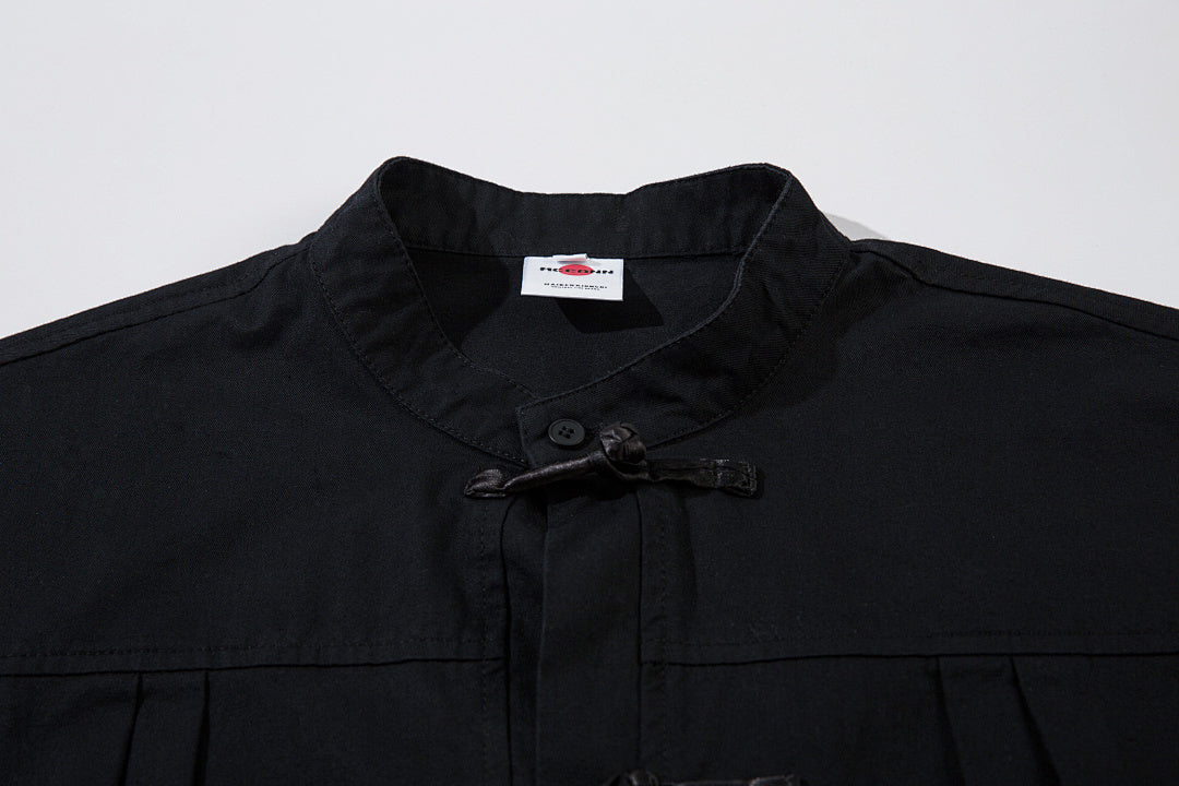 Traditional-style shirt — Black