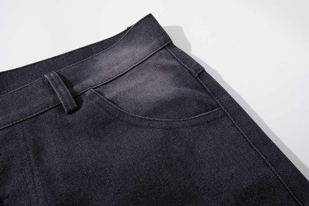 Logging capri pants, black