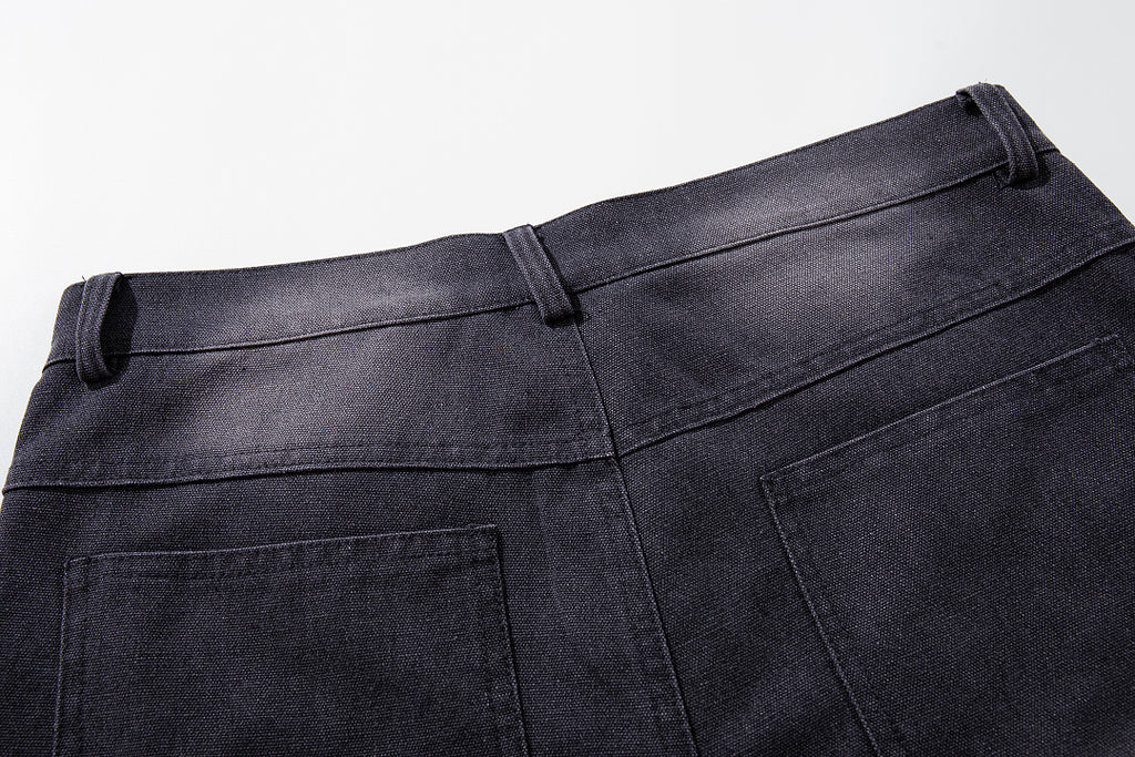 Logging capri pants, black