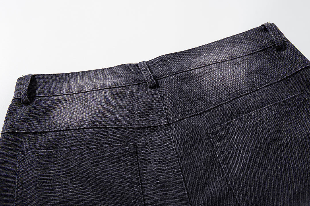 Logging capri pants, black