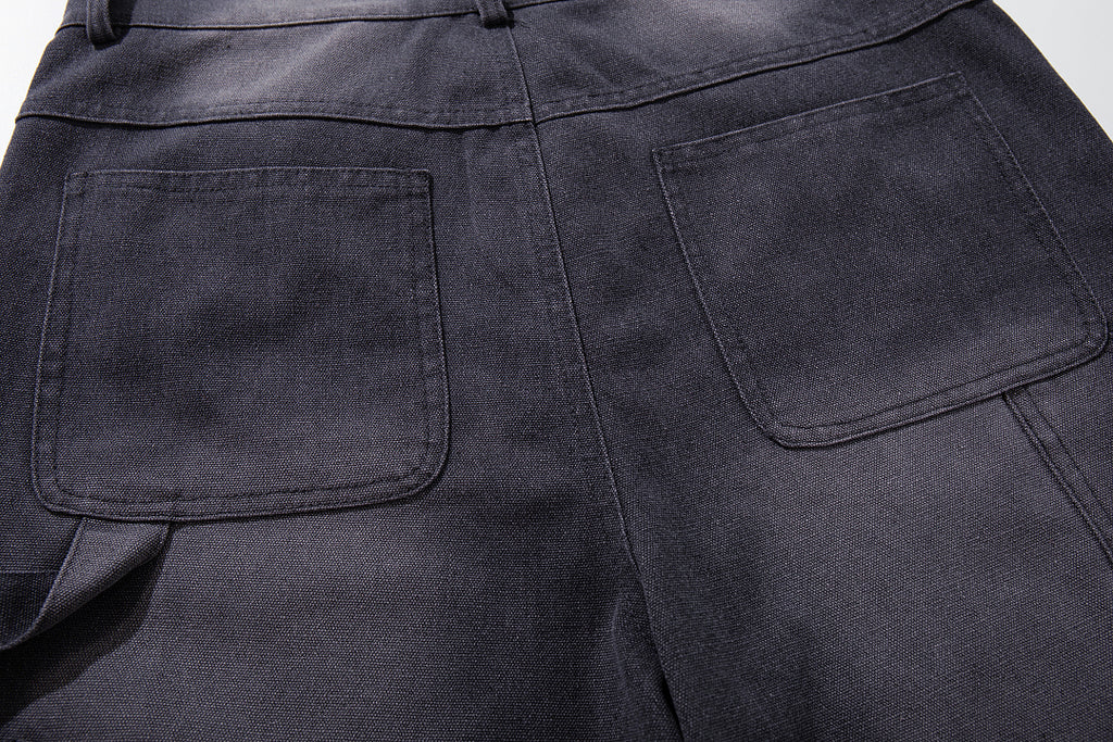 Logging capri pants, black