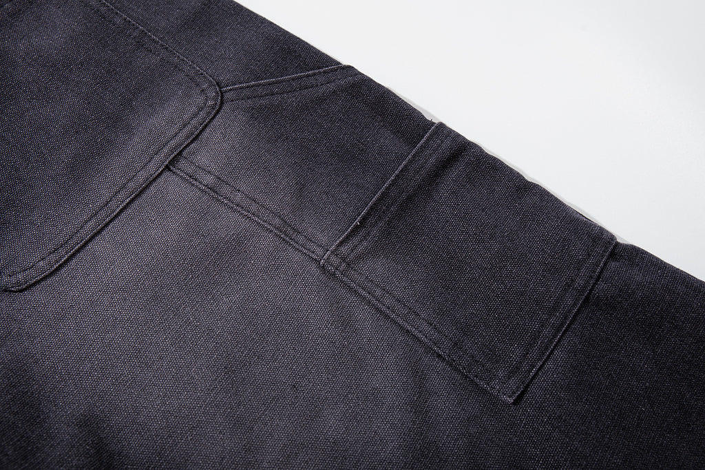Logging capri pants, black
