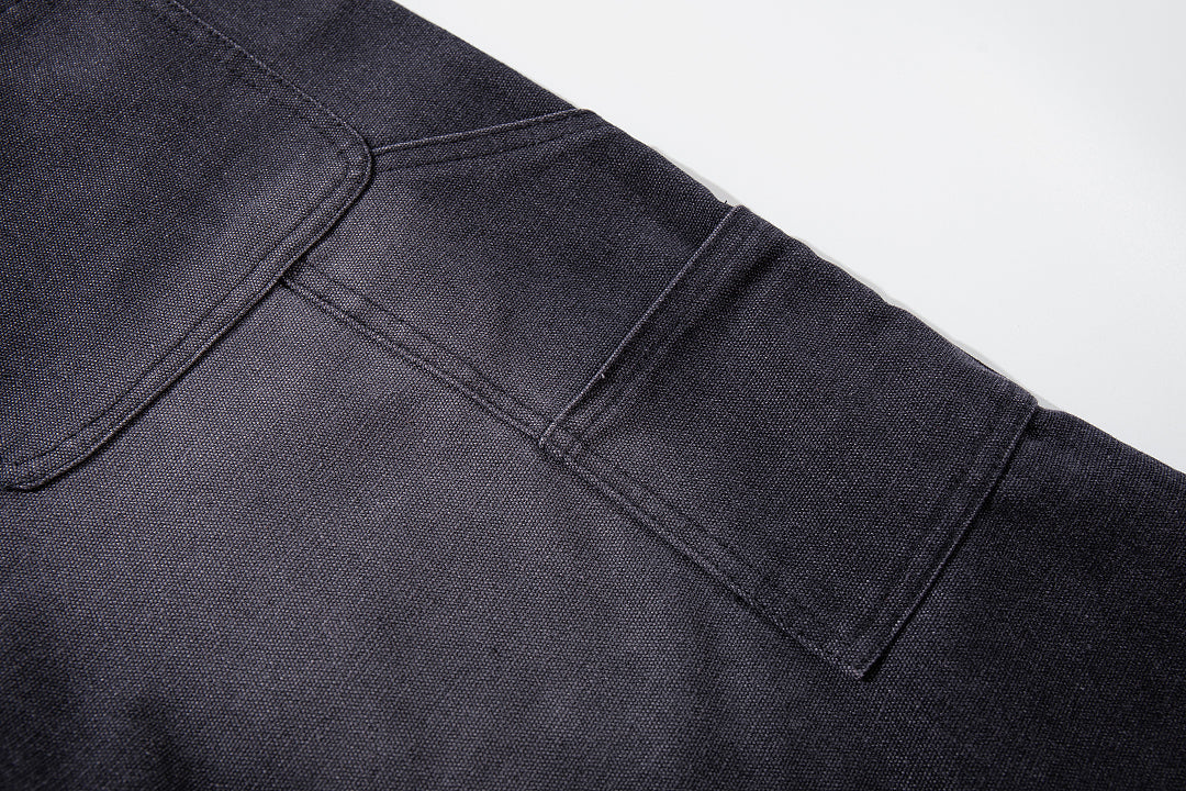 Logging capri pants, black