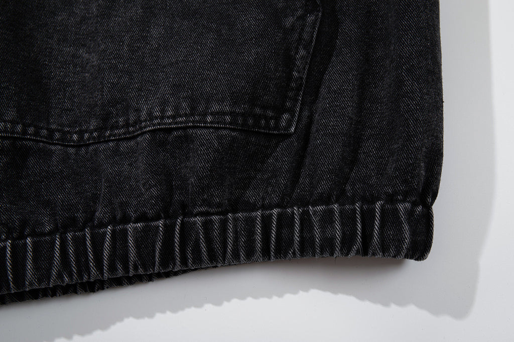 Denim Sweatshirt      Black