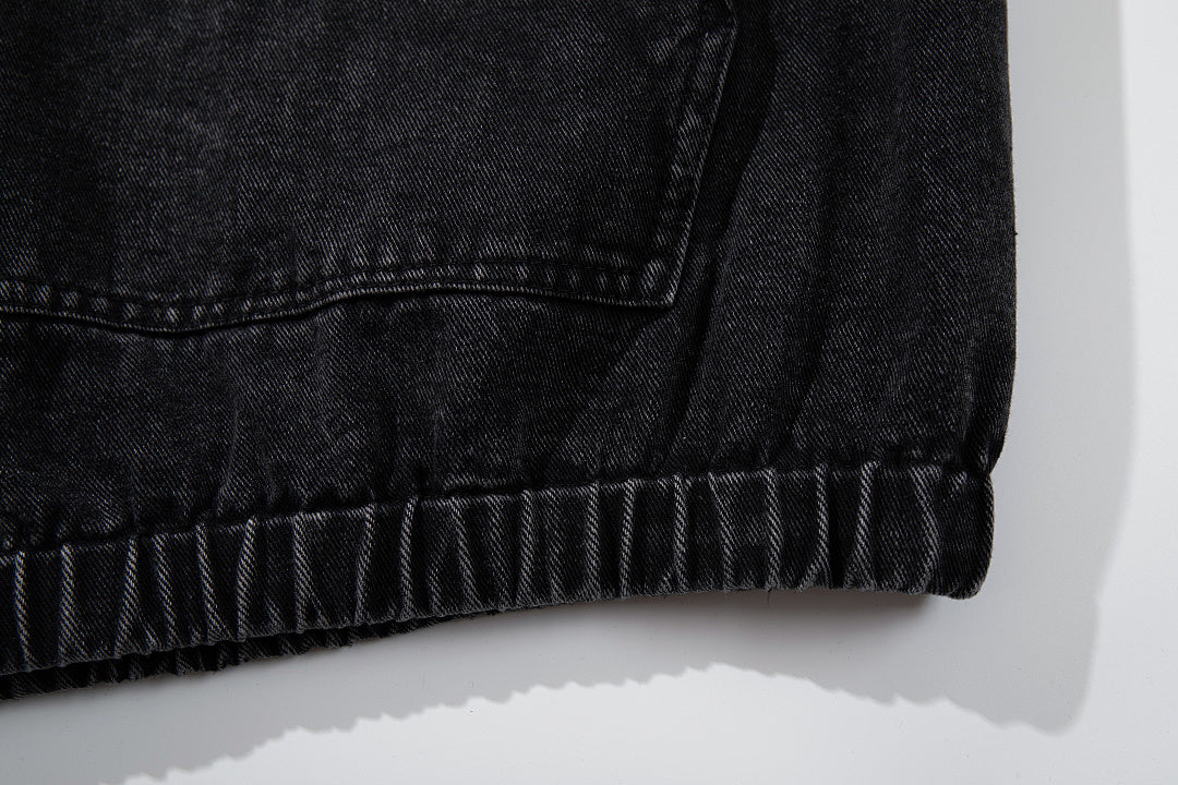 Denim Sweatshirt      Black