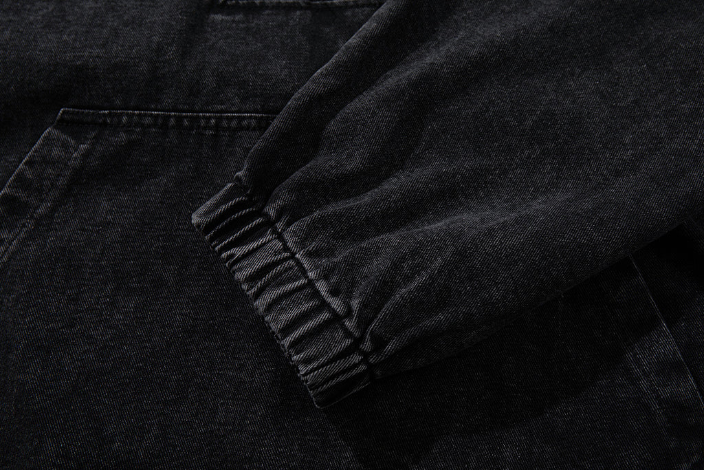 Denim Sweatshirt      Black