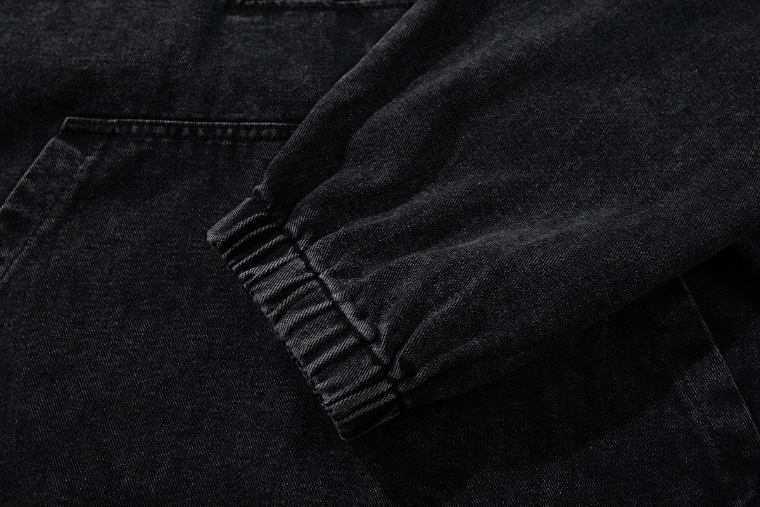 Denim Sweatshirt      Black