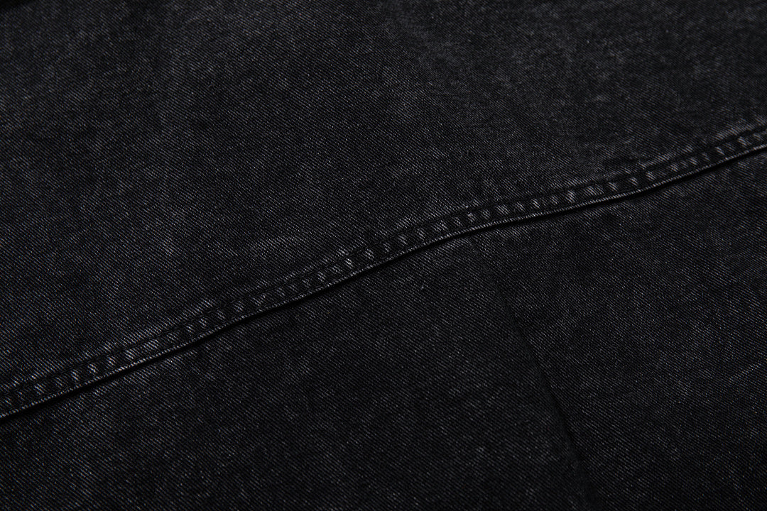 Denim Sweatshirt      Black
