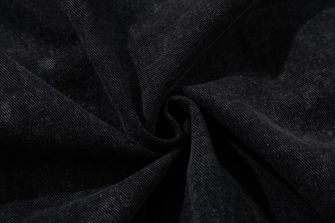 Denim Sweatshirt      Black