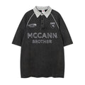 Heavy-wash Polo shirt